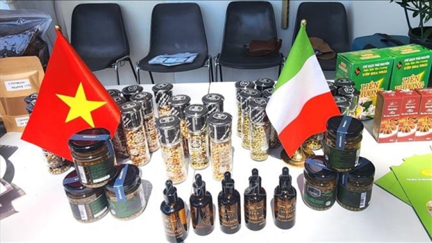 Vietnamese spices exhibited at Italian fair